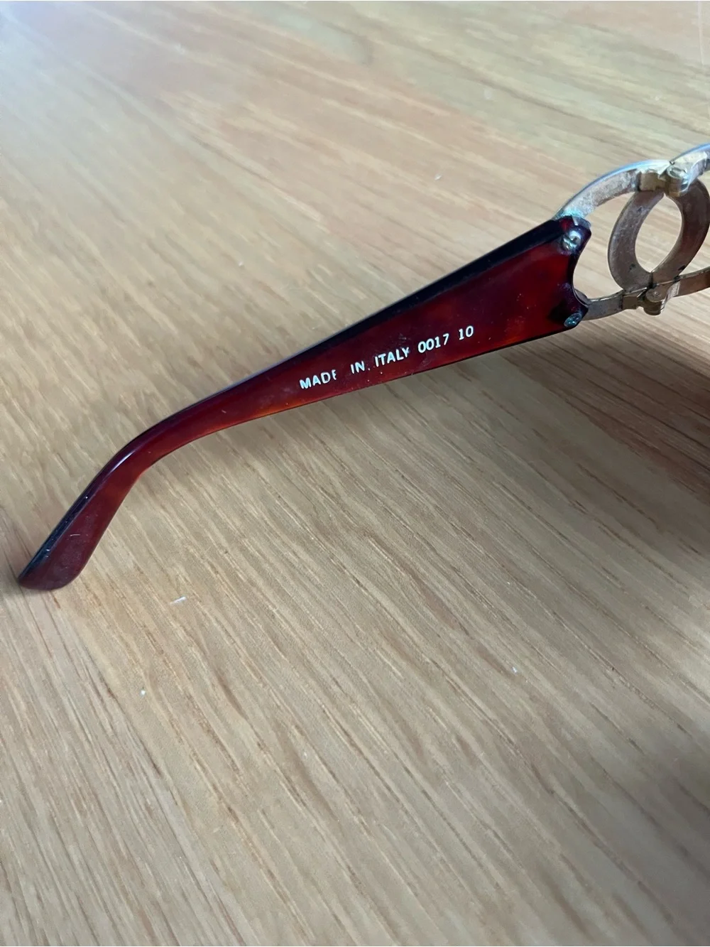 Vintage Chanel Tortoiseshell Sunglasses with Gold CC Accent